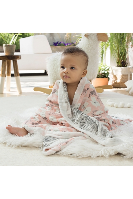 Бамбуковое одеяло Aden&Anais, Pretty Petals