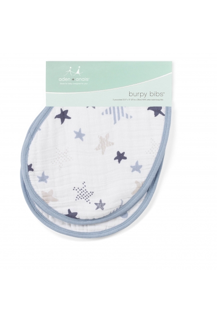 Слюнявчик 2в1 Aden&Anais, набор из 2 штук, Rock Star