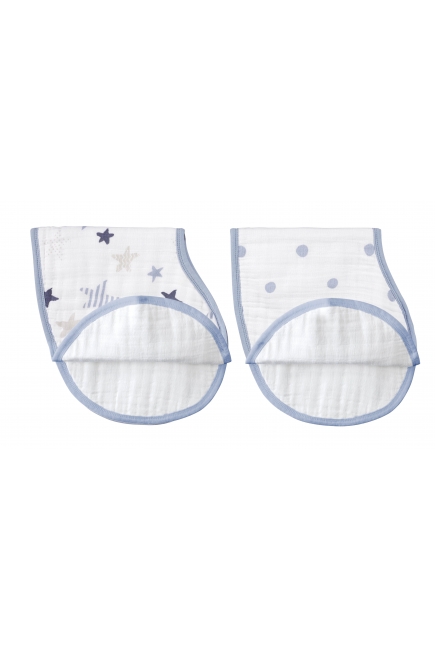 Слюнявчик 2в1 Aden&Anais, набор из 2 штук, Rock Star