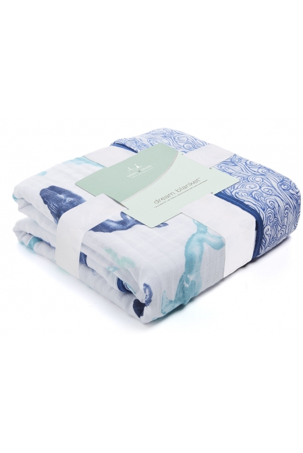 Одеяло муслиновое Aden&Anais, Seafaring Whale