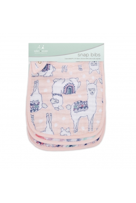 Слюнявчик Aden&Anais, набор 3, Trail Blooms