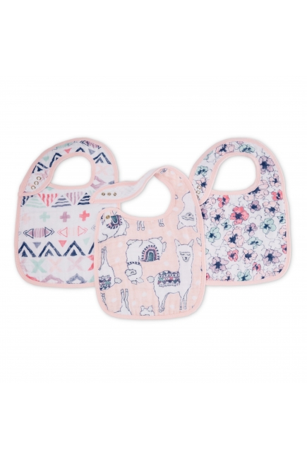 Слюнявчик Aden&Anais, набор 3, Trail Blooms