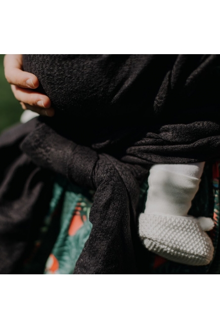 Слинг-шарф Didymos Indio (Prima) Grande Carbon с шерстью