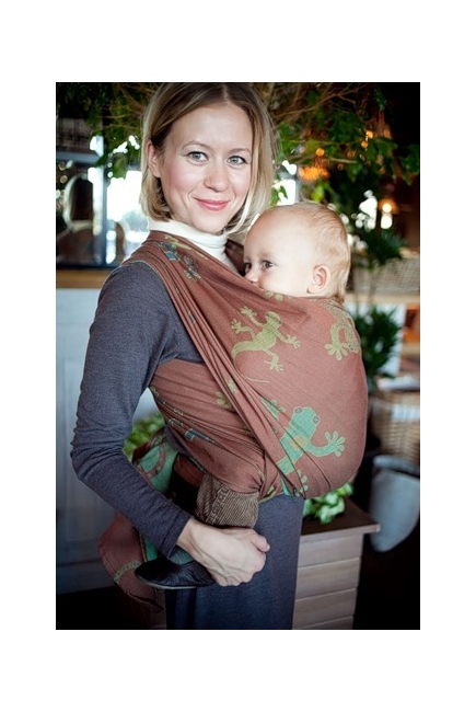 Слинг-шарф Didymos Gekkos Macchia (ящерицы)