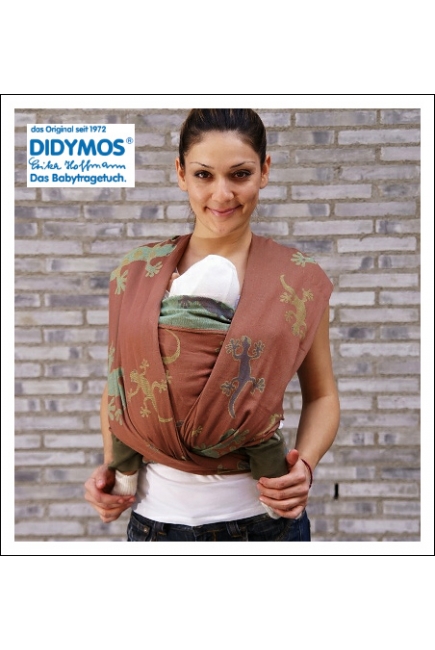 Слинг-шарф Didymos Gekkos Macchia (ящерицы)