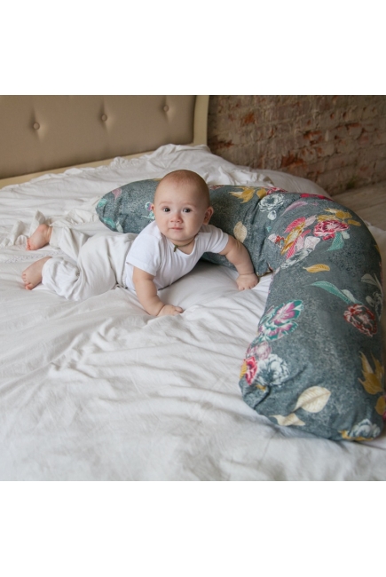 Подушка для беременных и кормящих "Клематис"