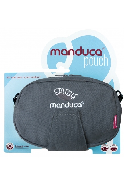 Поясная сумочка для эрго-рюкзака manduca Pouch, цвет серый