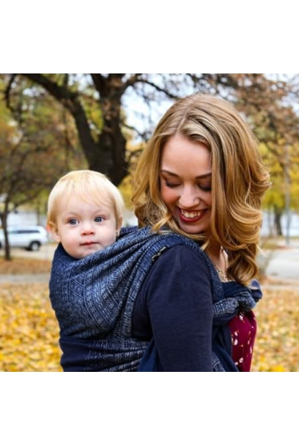 Слинг-шарф Didymos Indio (Prima) Saphir с шерстью