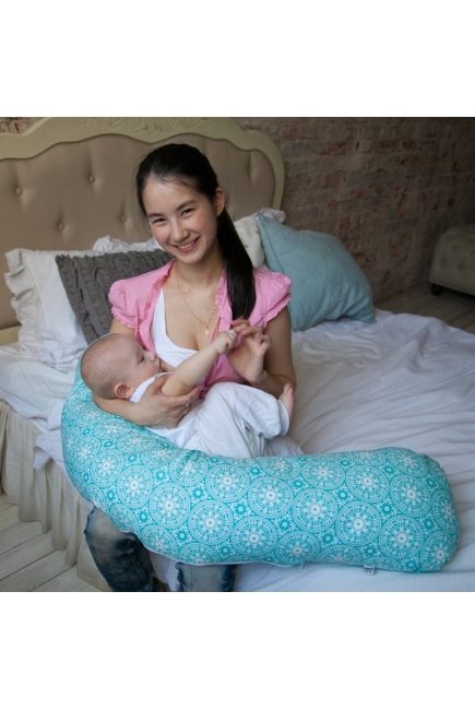 Подушка для беременных и кормящих "Клематис"