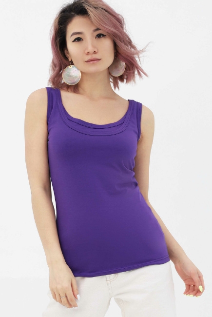 Майка для кормящих и беременных, фиолетовая