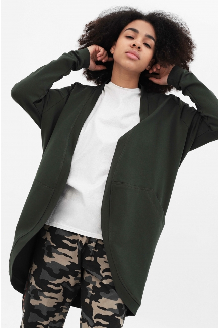 Жакет для кормящих и беременных с карманами, милитари