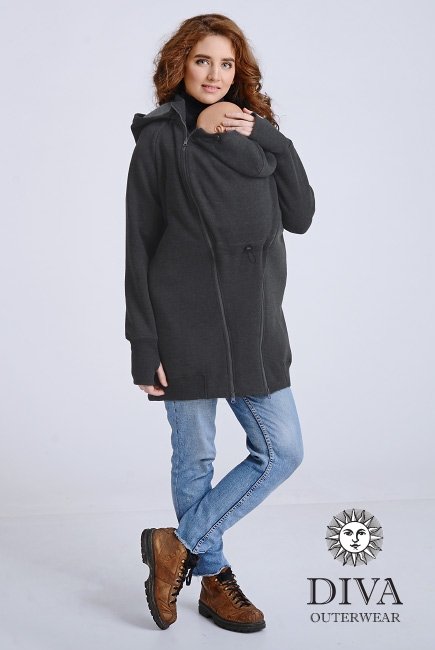 Слинготолстовка Diva Outerwear 4в1, Antracite