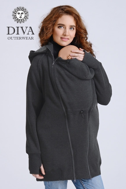 Слинготолстовка Diva Outerwear 4в1, Antracite