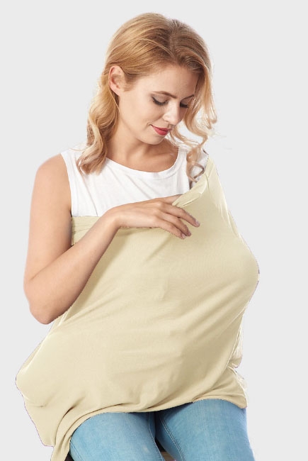 Накидка для кормления "Бэлла", Экрю