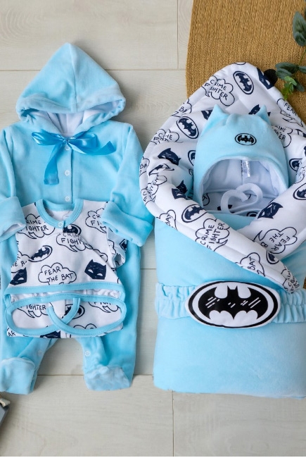 Комплект на выписку демисезонный, Batman (6 предметов)
