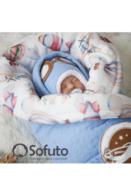 Комплект на выписку холодная зима, Bon voyage (6 предметов)