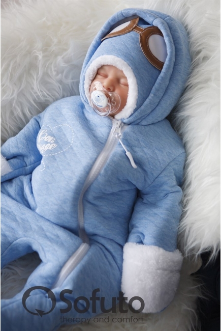 Комплект на выписку холодная зима, Bon voyage (6 предметов)