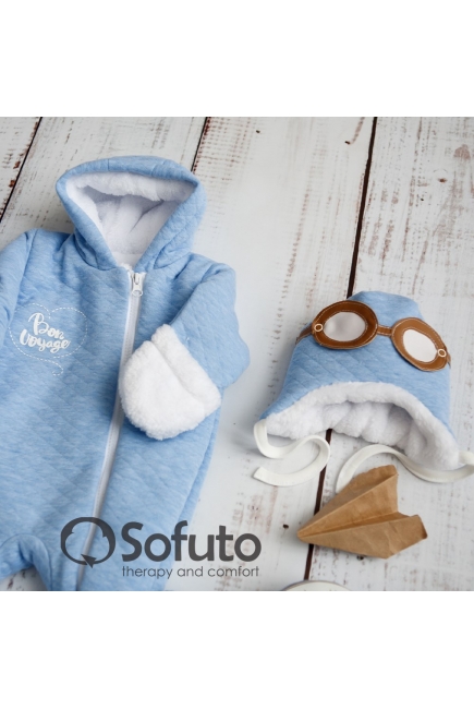 Комплект на выписку холодная зима, Bon voyage (6 предметов)