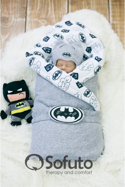 Комплект на выписку холодная зима, Baby Batman (7 предметов)