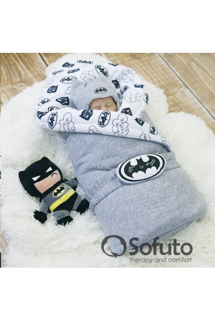 Комплект на выписку холодная зима, Baby Batman (7 предметов)