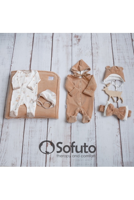 Комплект на выписку зимний, Cute Animals (6 предметов)