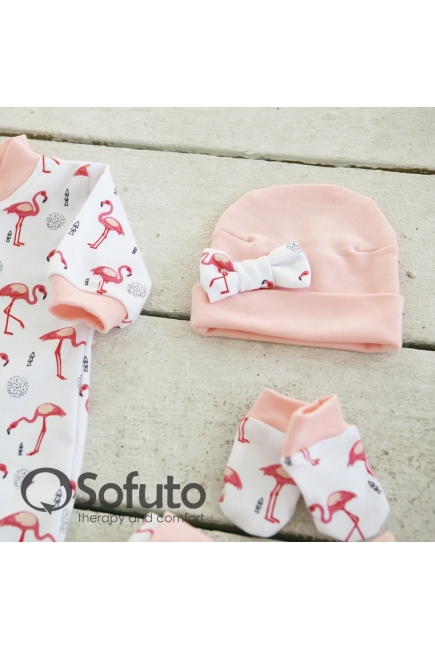 Комплект на выписку из роддома летний Flamingo (5 предметов)