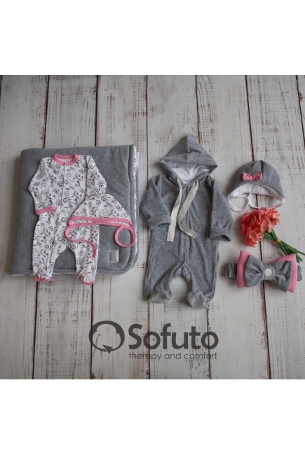 Комплект на выписку демисезонный, Veresk (6 предметов)