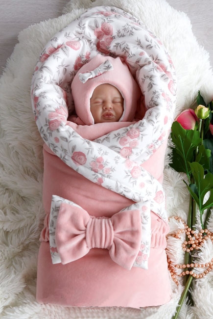 Комплект на выписку демисезонный Vintage Poudre (6 предметов)