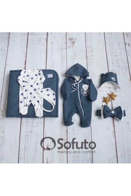 Комплект на выписку демисезонный, Little Star (6 предметов)
