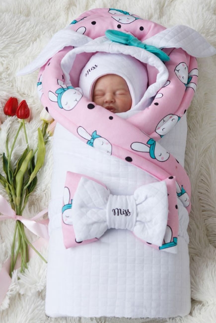 Комплект на выписку демисезонный, Miss Banny (6 предметов)