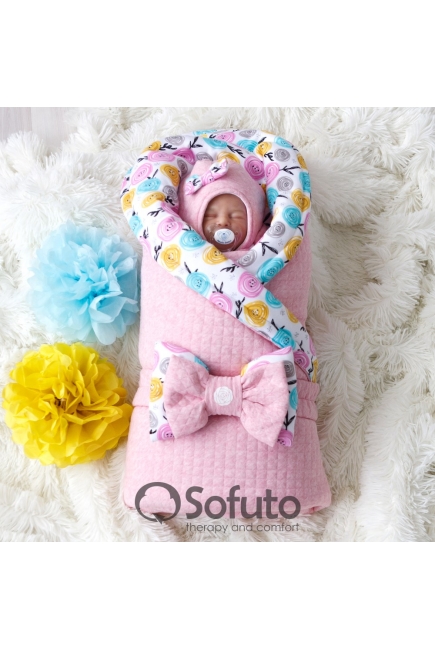 Комплект на выписку демисезонный, Rosa Dior (6 предметов)