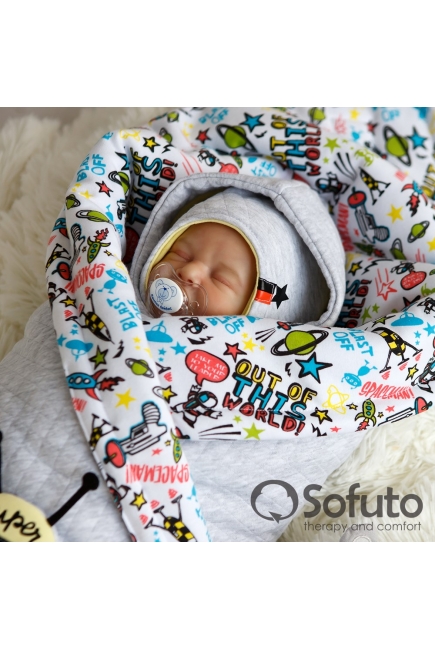 Комплект на выписку холодное лето, Space Travel (6 предметов)