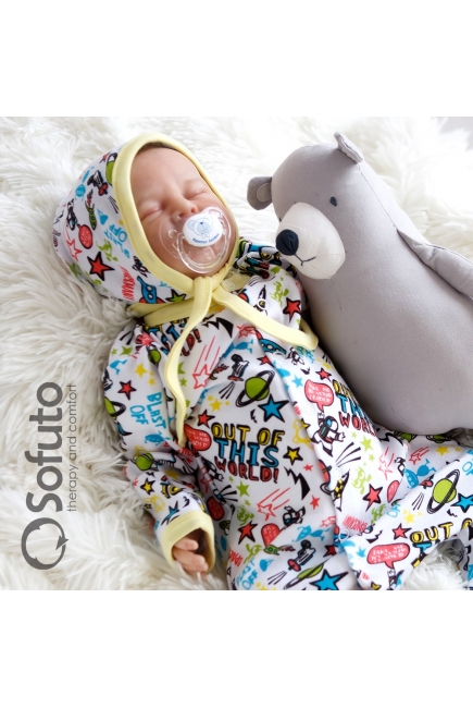 Комплект на выписку холодное лето, Space Travel (6 предметов)