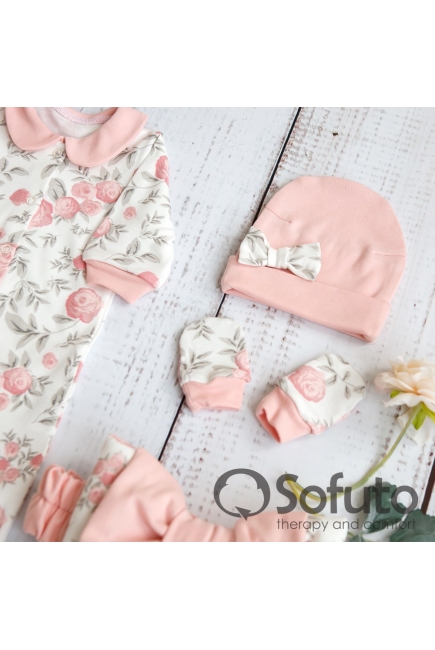 Комплект на выписку летний Vintage Poudre (5 предметов)