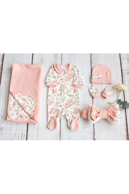 Комплект на выписку летний Vintage Poudre (5 предметов)