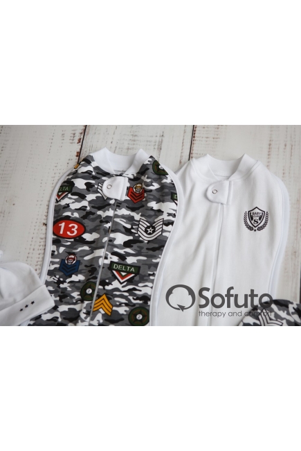 Комплект пеленок-коконов для новорожденных, Military