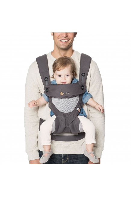 Эрго-рюкзак Ergobaby 360 Cool Air Mesh - Carbon Grey