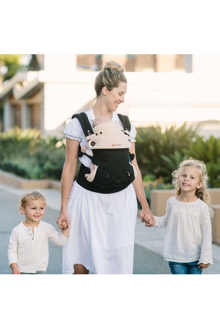 Комплект эргорюкзак Ergobaby 360 Bundle Of Joy - Black/Camel + вкладыш для новорожденных