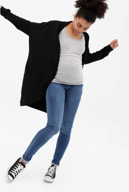 Джинсы для беременных скинни, цвет деним