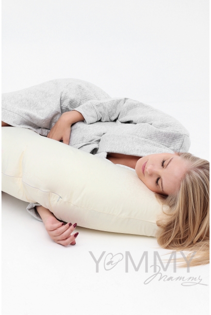 Подушка для беременных и кормящих "Экрю"