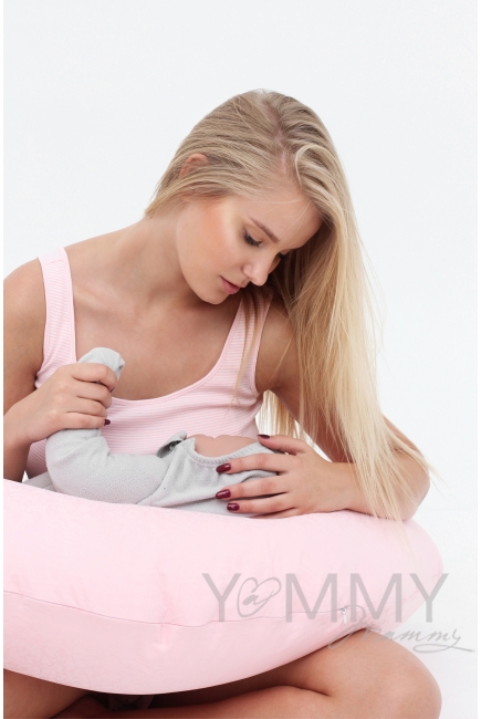 Подушка для беременных и кормящих "Розовая"