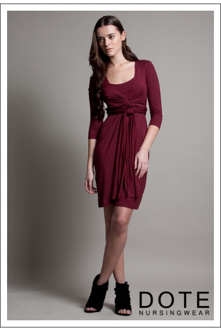 Платье DOTE "Madison", цвет бургунди