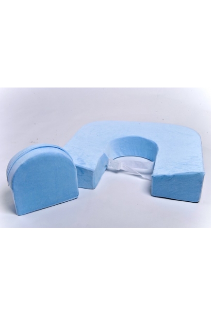 Подушка для кормления двойни Milk Rivers Twins, с дополнительной подушкой для спины экрю