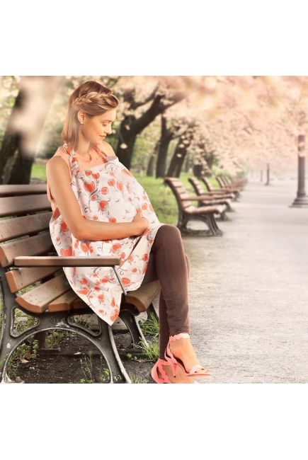 Накидка для кормления Bebe Au Lait Primrose