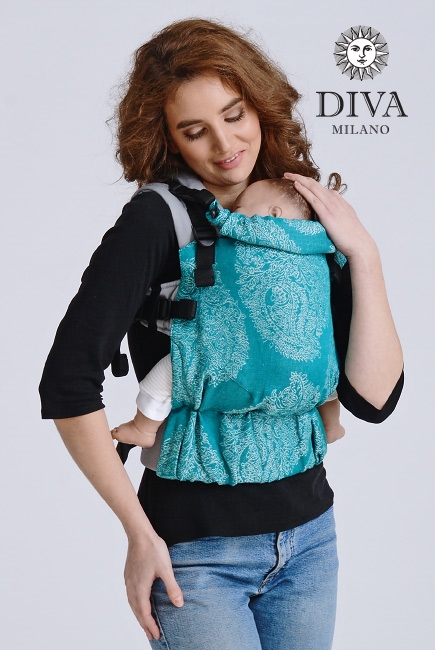 Эрго-рюкзак Diva Essenza Smeraldo Simple One! с бамбуком