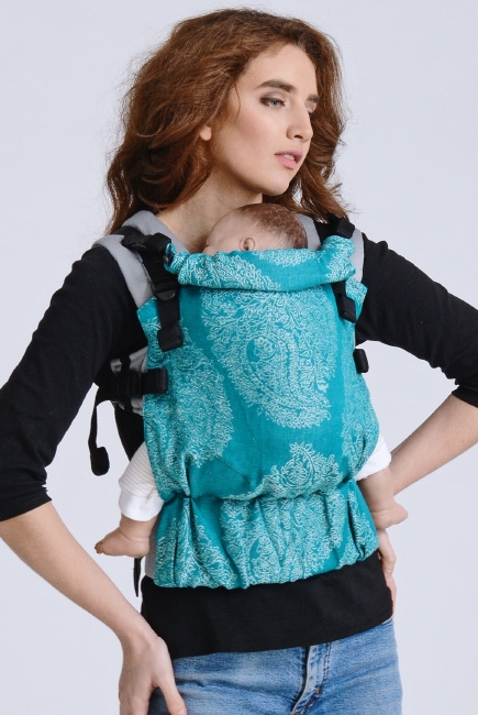 Эрго-рюкзак с рождения Diva Smeraldo Simple One! со льном