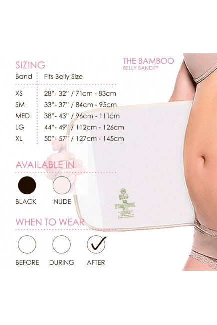 Бандаж послеродовой Belly Bandit Bamboo, кремовый