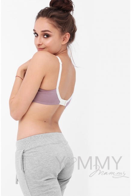 Бюстгальтер для беременных и и кормления, аметист
