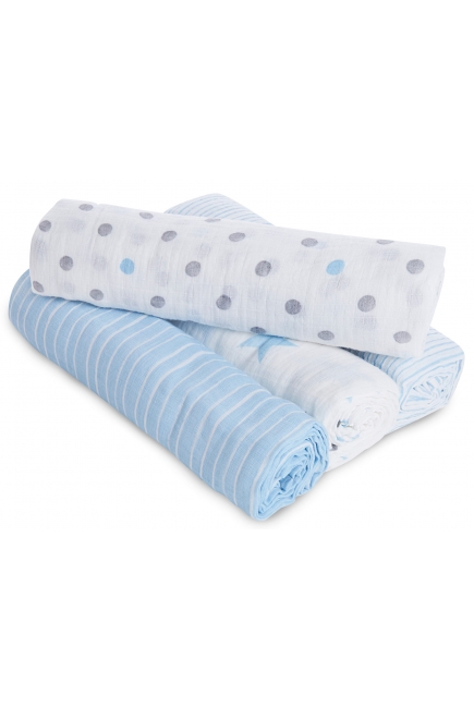 Пеленки муслиновые Aden by Aden&Anais, большие, набор 4, Dapper