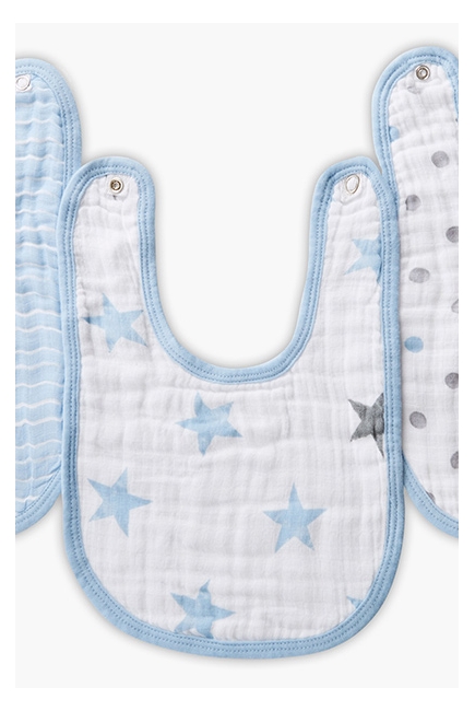 Слюнявчик Aden by Aden Anais, набор из 3 штук, Dapper